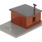 HO Scale Painted Brass Building EX