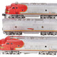 Lionel 2343 Vintage O Santa Fe F3 ABA Diesel Locomotive Set VG