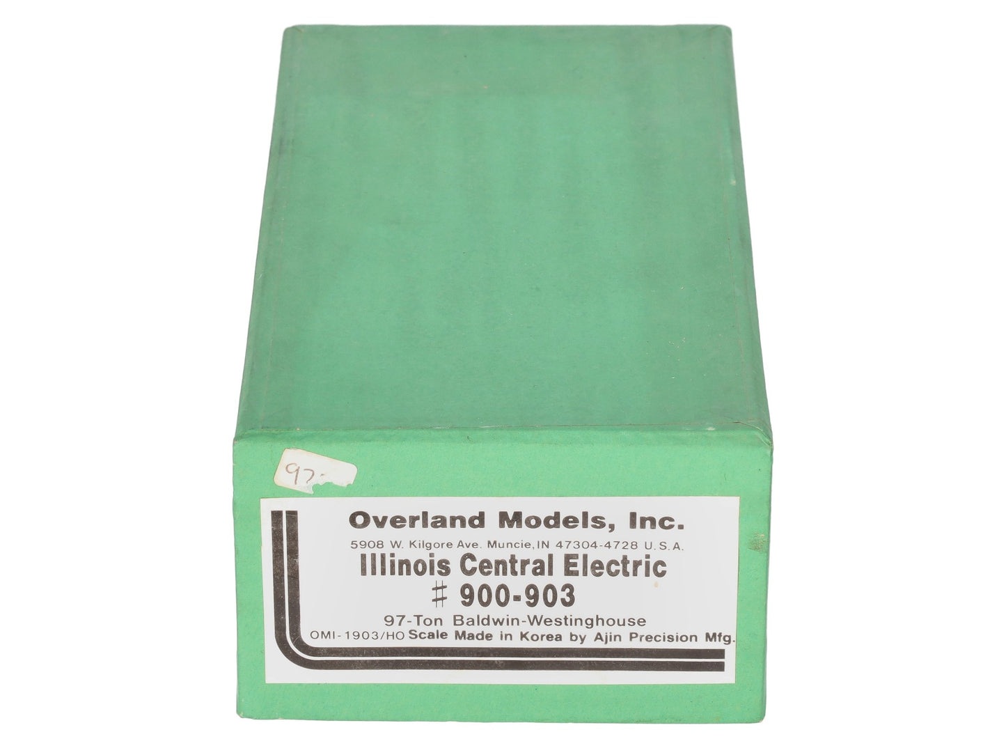 Overland OMI-1903 HO Brass Illinois Central electric 97-Ton Baldwin-Westinghouse EX/Box