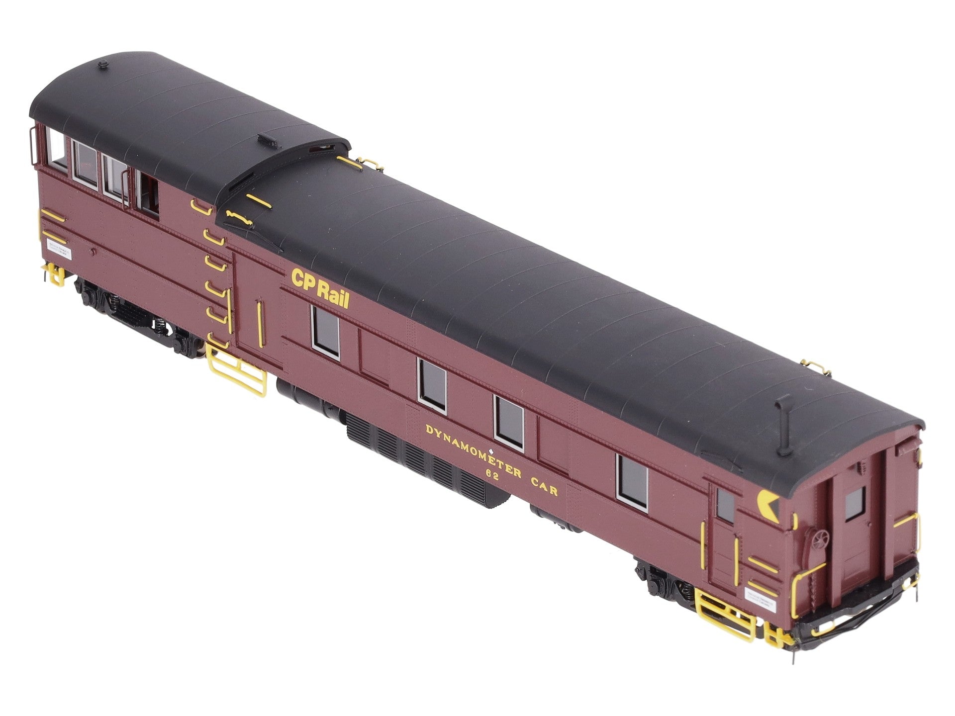 Overland 3346.2 HO BRASS CP Rail Dynamometer Car #62 w/Partial Interior LN/Box