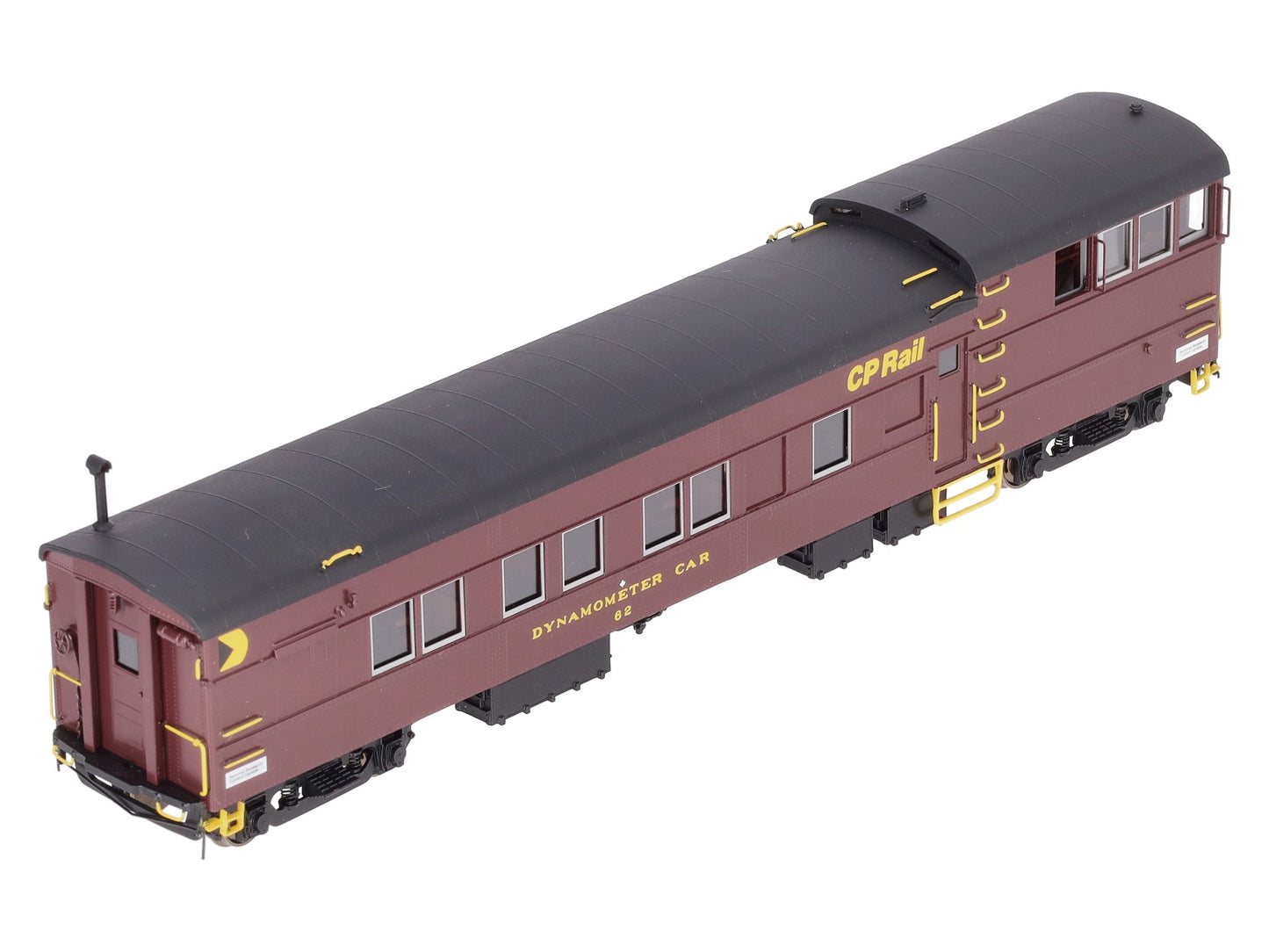 Overland 3346.2 HO BRASS CP Rail Dynamometer Car #62 w/Partial Interior LN/Box