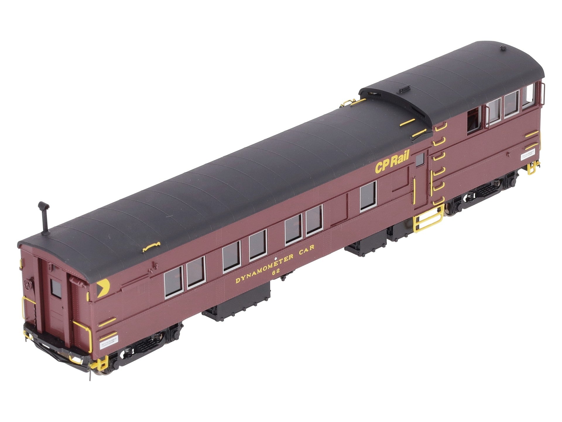 Overland 3346.2 HO BRASS CP Rail Dynamometer Car #62 w/Partial Interior LN/Box