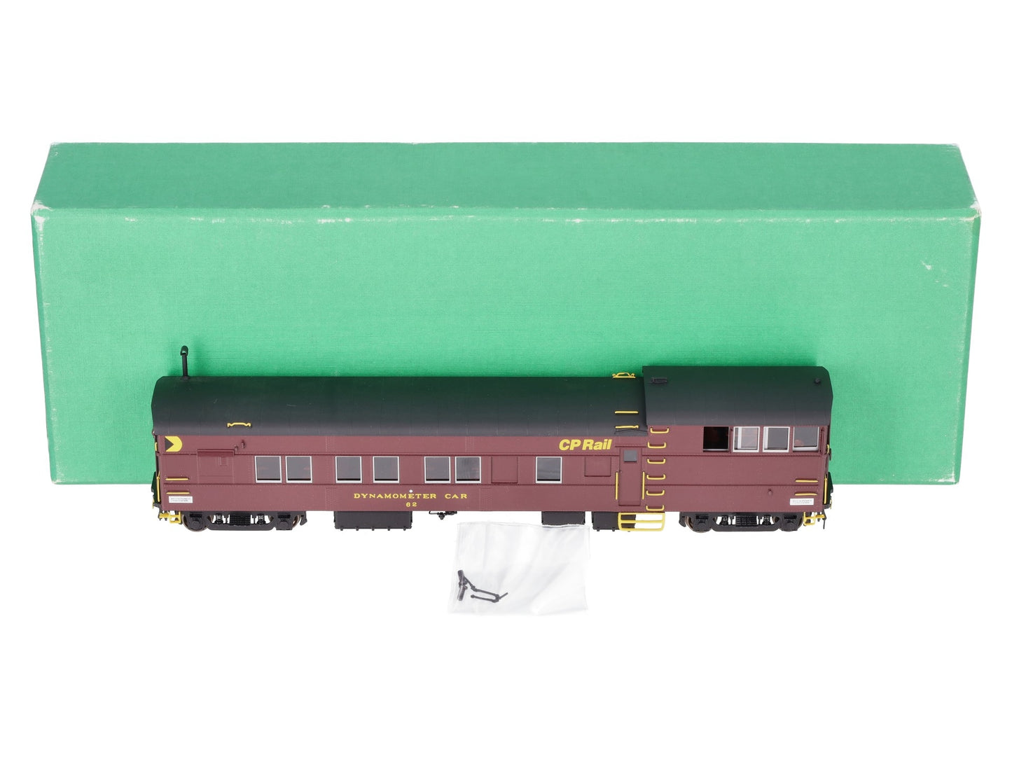 Overland 3346.2 HO BRASS CP Rail Dynamometer Car #62 w/Partial Interior LN/Box