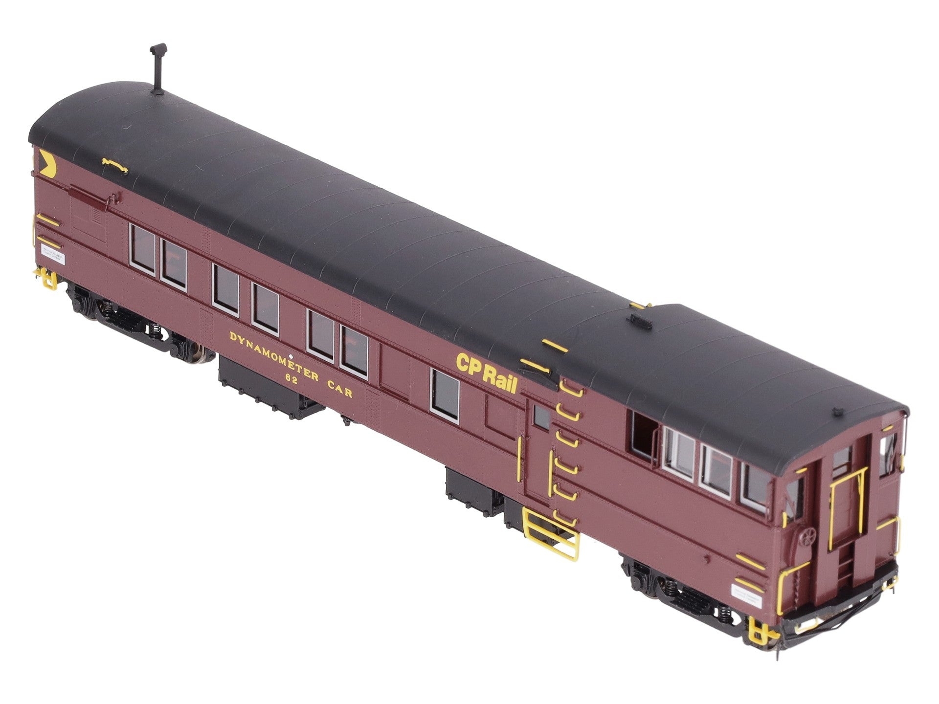 Overland 3346.2 HO BRASS CP Rail Dynamometer Car #62 w/Partial Interior LN/Box