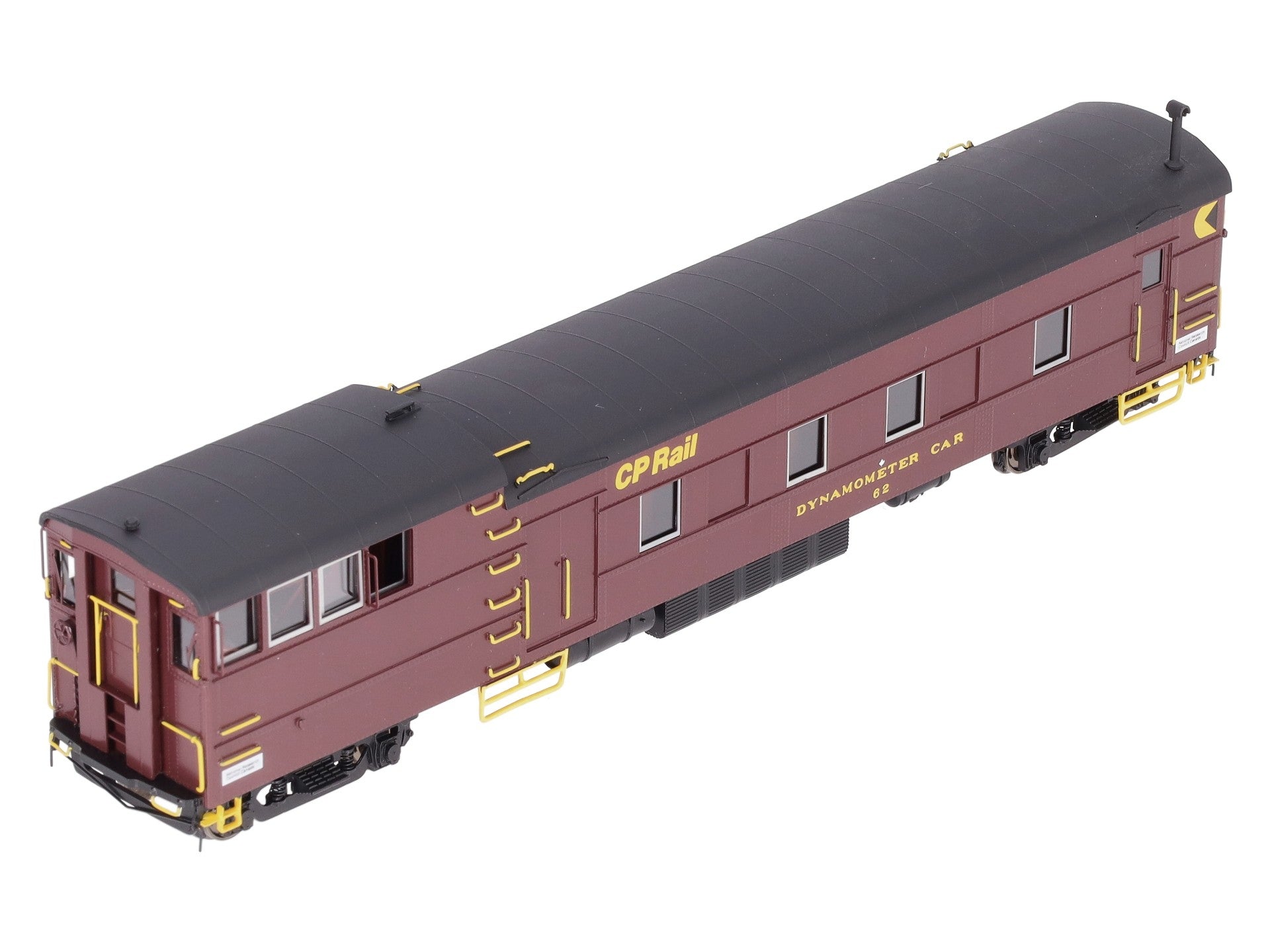 Overland 3346.2 HO BRASS CP Rail Dynamometer Car #62 w/Partial Interior LN/Box