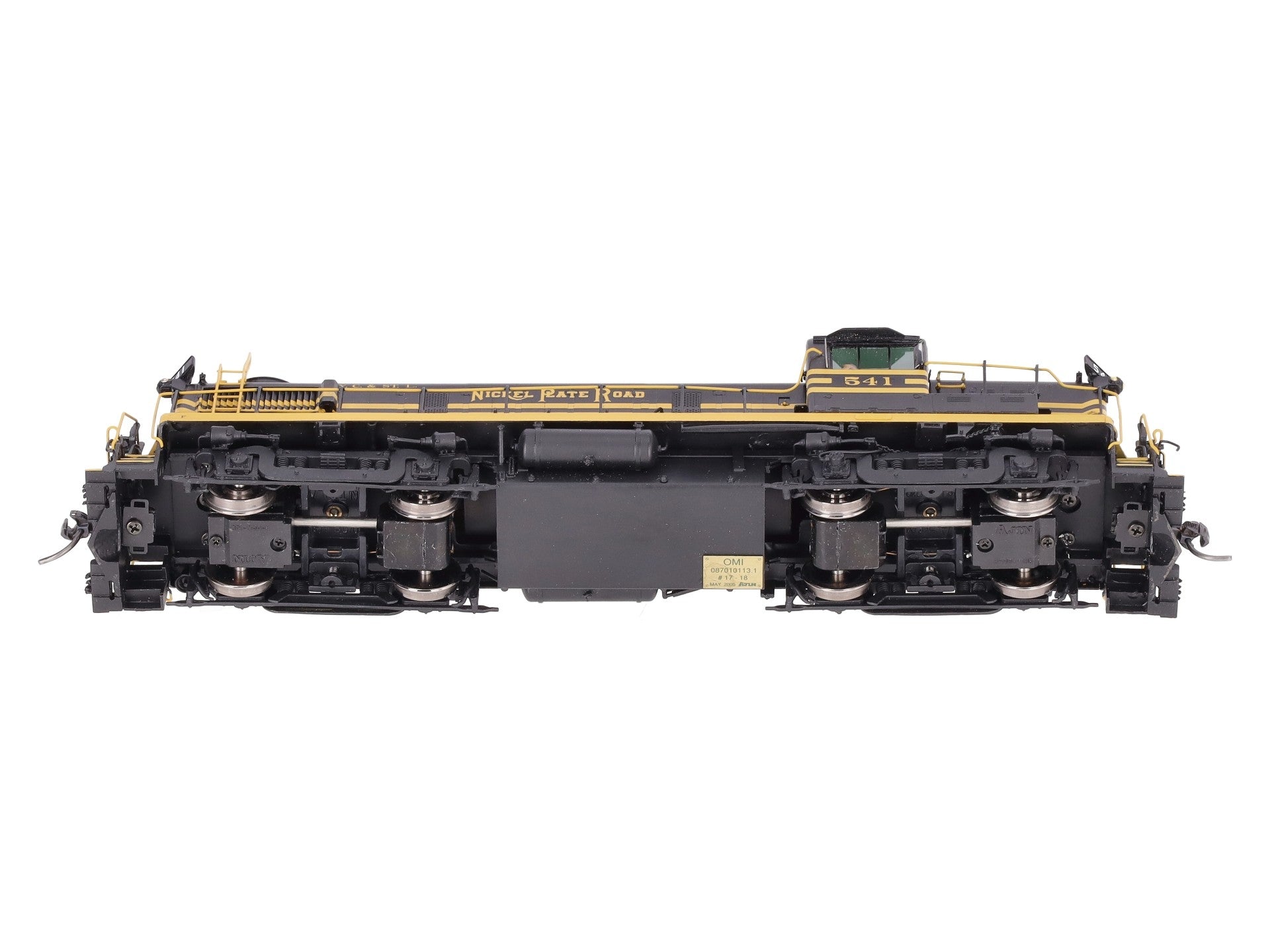Overland 087010113.1 HO BRASS NKP Alco RS-3 Diesel #541 w/Lights (#11-18) EX/Box