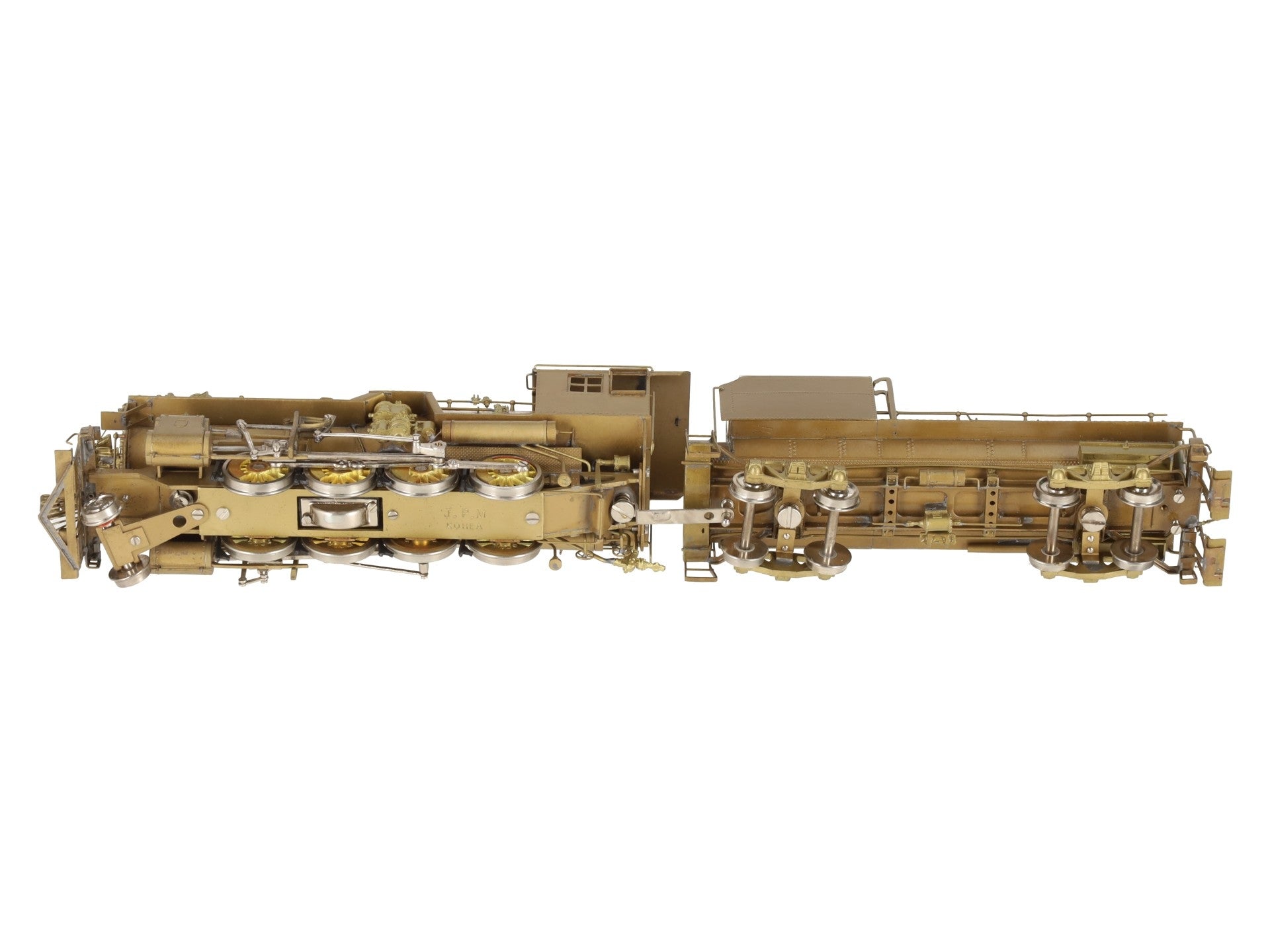 Overland 1444 HO BRASS Union Pacific C-57 2-8-0 Steam Loco w/Long Tender EX/Box