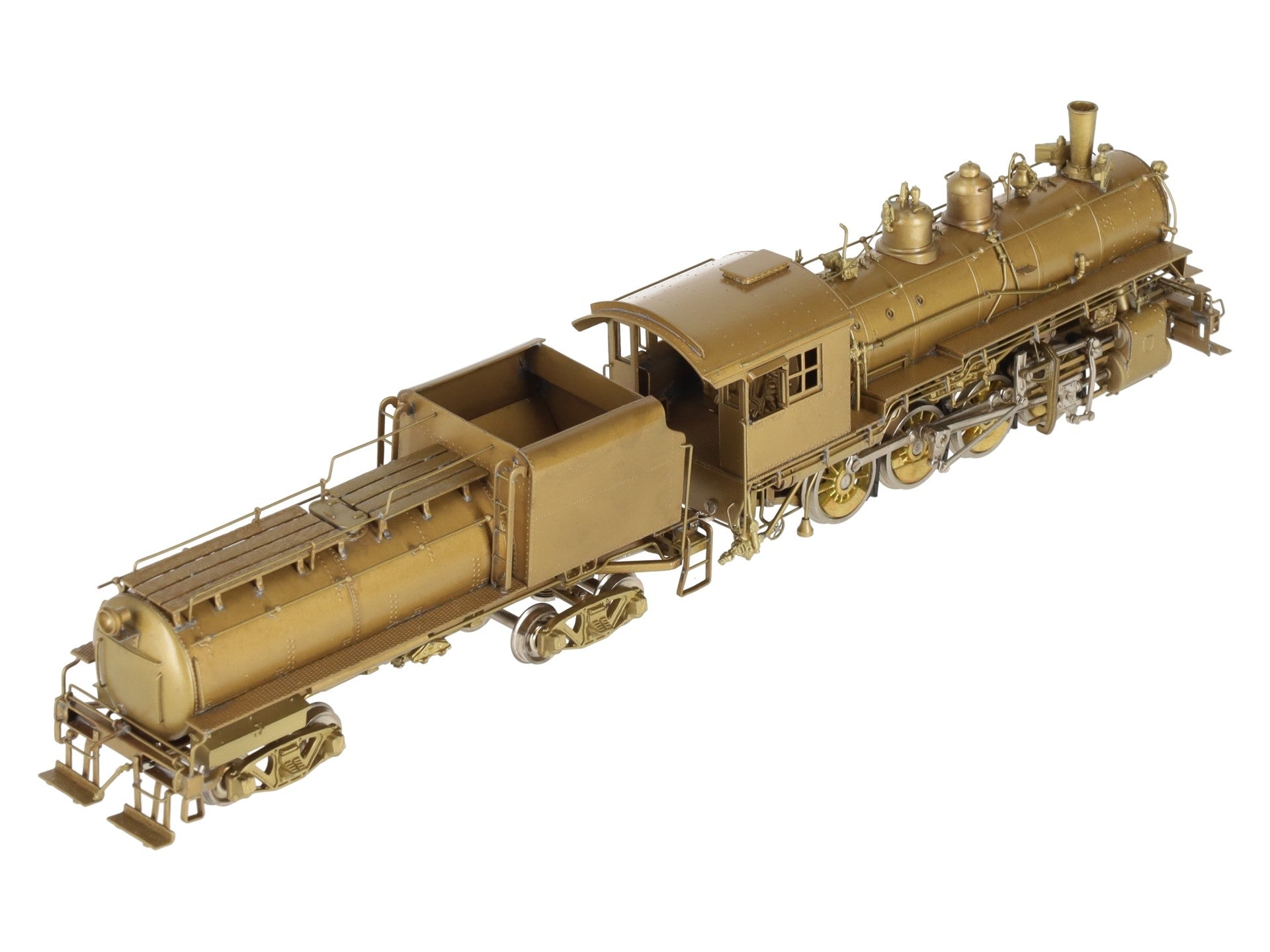 Overland 1444 HO BRASS Union Pacific C-57 2-8-0 Steam Loco w/Long Tender EX/Box