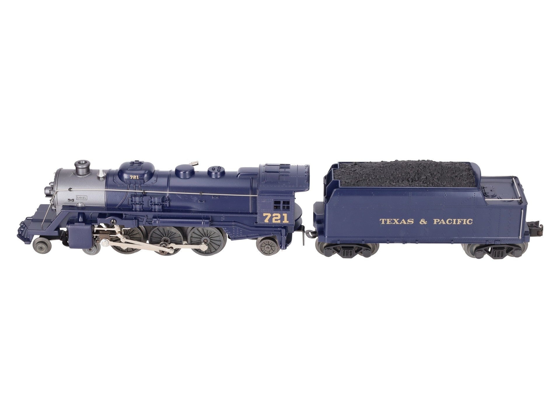 Lionel 6-18679 O Gauge Texas & Pacific 4-6-2 Steam Locomotive and Tender #721 EX/Box