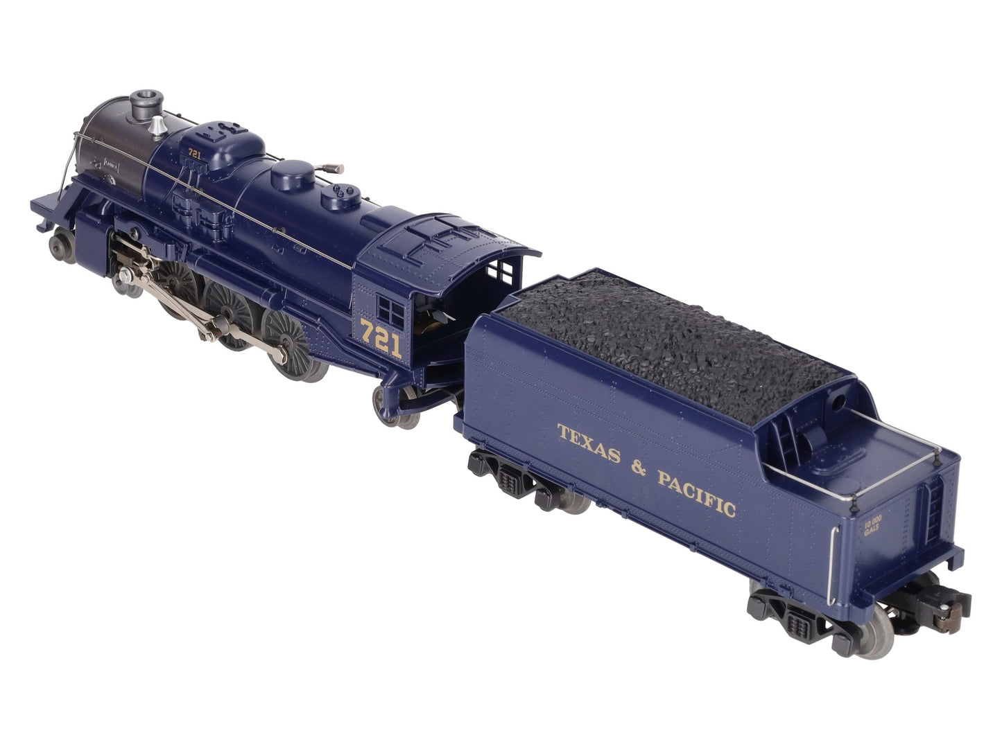 Lionel 6-18679 O Gauge Texas & Pacific 4-6-2 Steam Locomotive and Tender #721 EX/Box