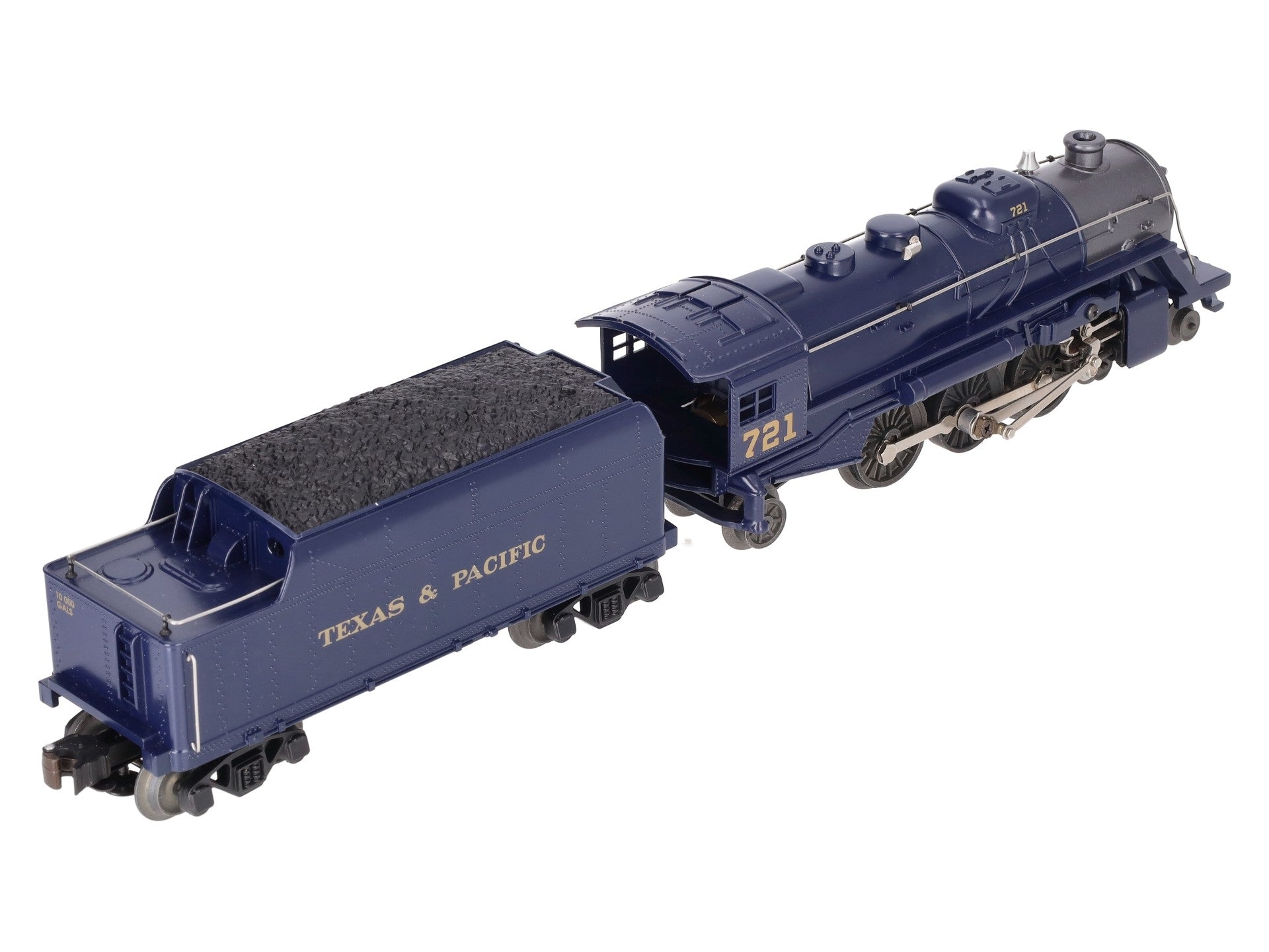 Lionel 6-18679 O Gauge Texas & Pacific 4-6-2 Steam Locomotive and Tender #721 EX/Box