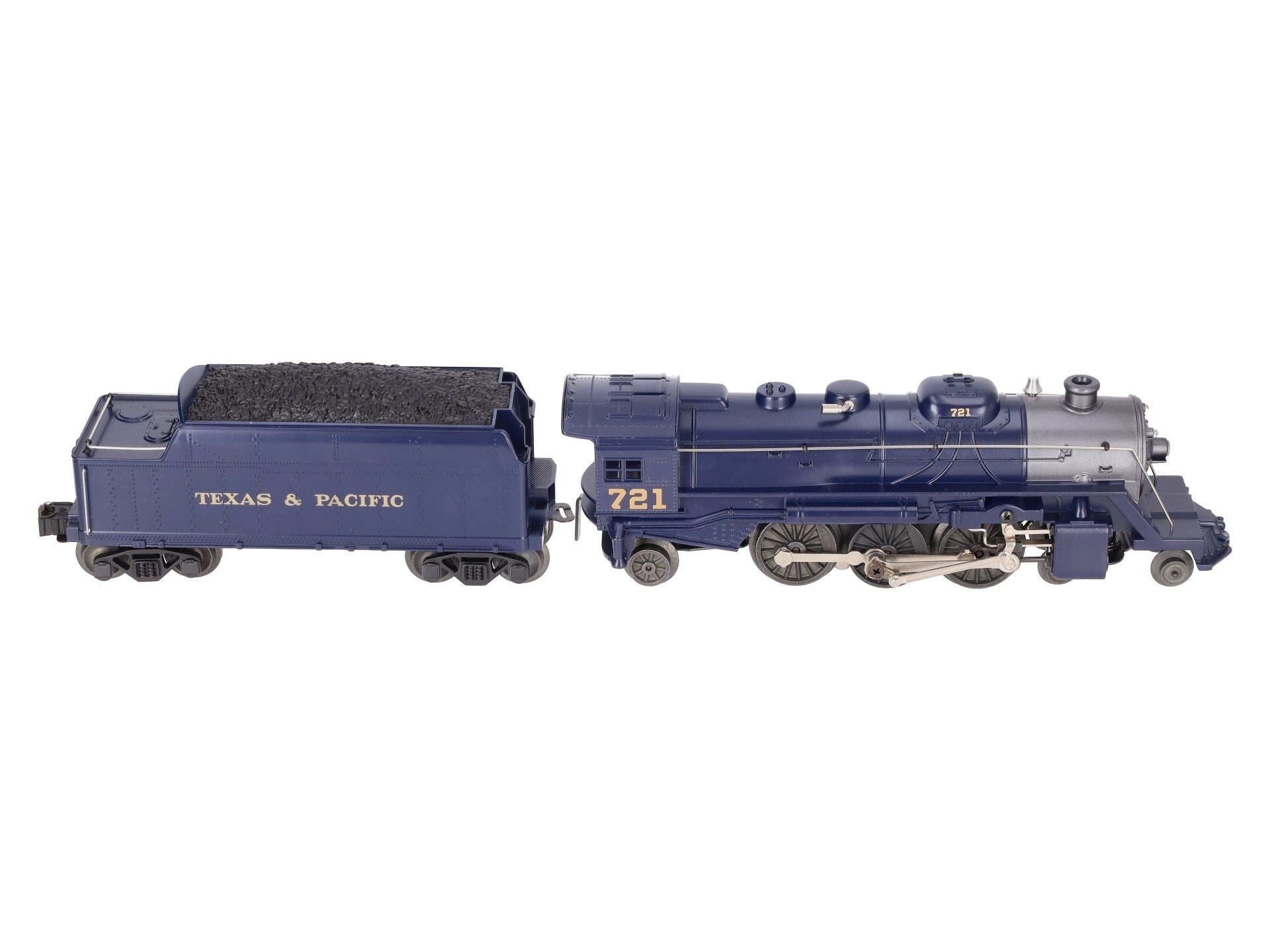 Lionel 6-18679 O Gauge Texas & Pacific 4-6-2 Steam Locomotive and Tender #721 EX/Box