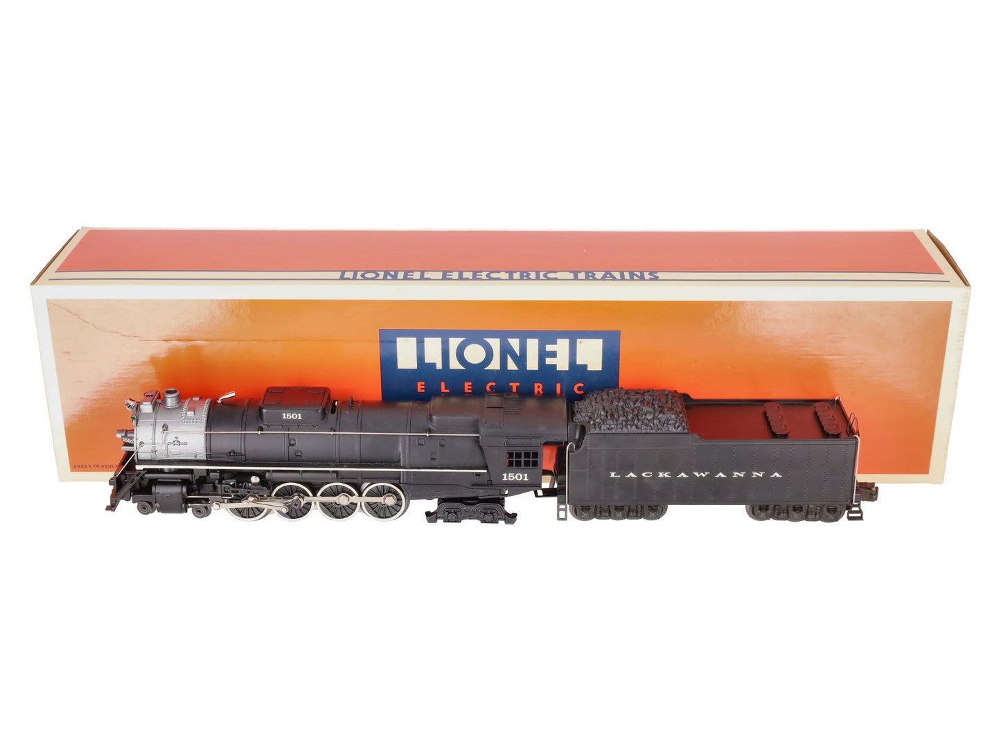 Lionel 6-18003 O Delaware, Lackawanna & Western 4-8-4 Locomotive & Tender #1501 EX/Box