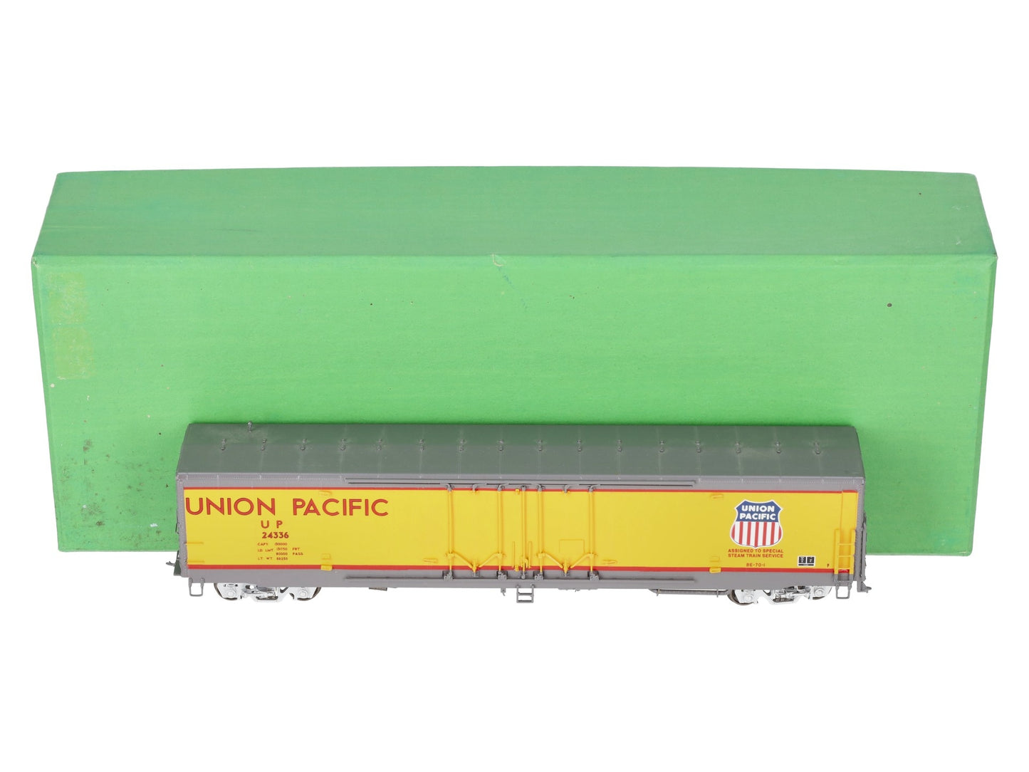 Overland 3344.1 HO Scale Brass Union Pacific Boxcar #24336 EX/Box