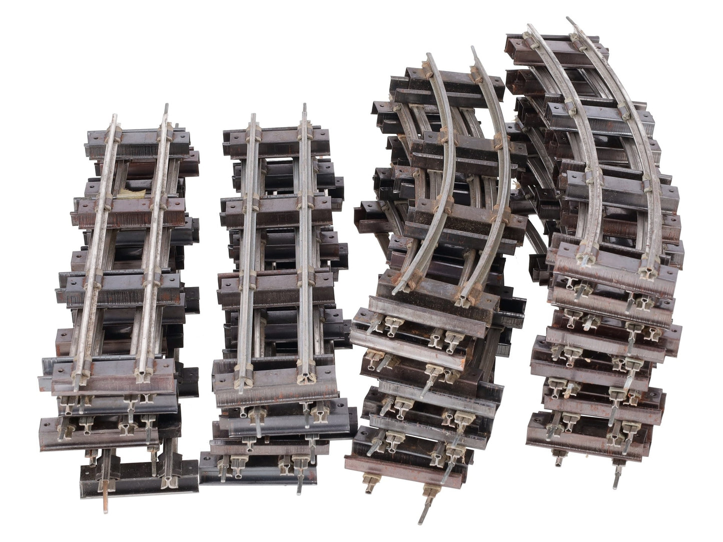 American Flyer Vintage S Straight & Curved Track Sections #702 & Other [36] VG