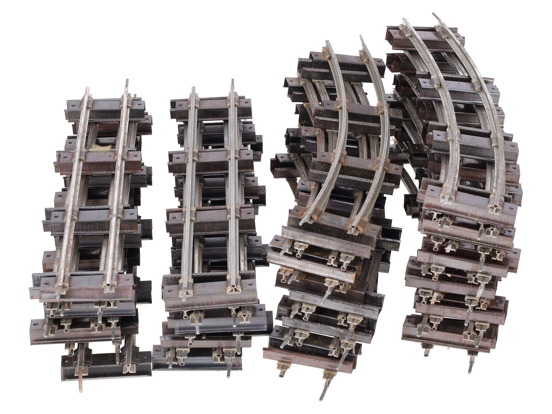 American Flyer Vintage S Straight & Curved Track Sections #702 & Other [36] VG