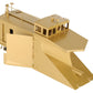 NJ Custom Brass RS-637-0 O BRASS G&A Steel Winged Snow Plow -2 Rail-Custom EX/Box
