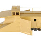 NJ Custom Brass RS-637-0 O BRASS G&A Steel Winged Snow Plow -2 Rail-Custom EX/Box