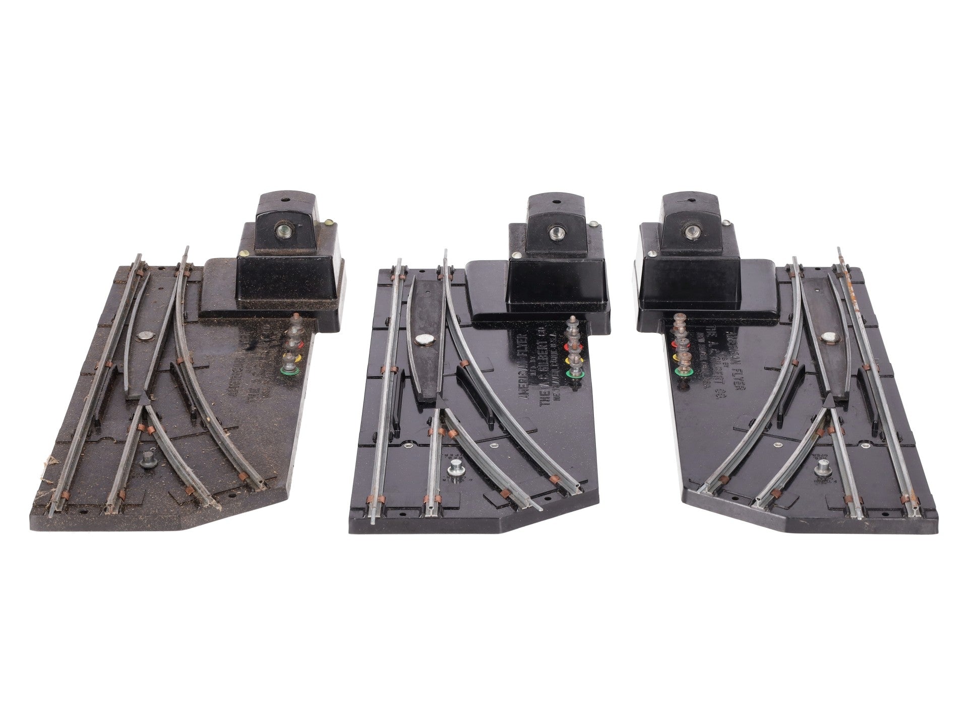 American Flyer Vintage S Postwar Left & Right Track Switches # 720A & 720A [2] VG