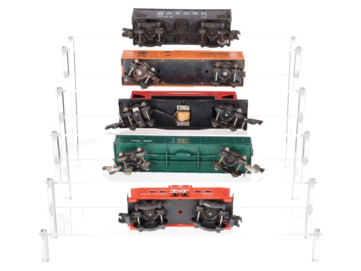 American Flyer Vintage S Postwar Freight Cars # 24403, 631, 716, 940 & C-528 [5] VG