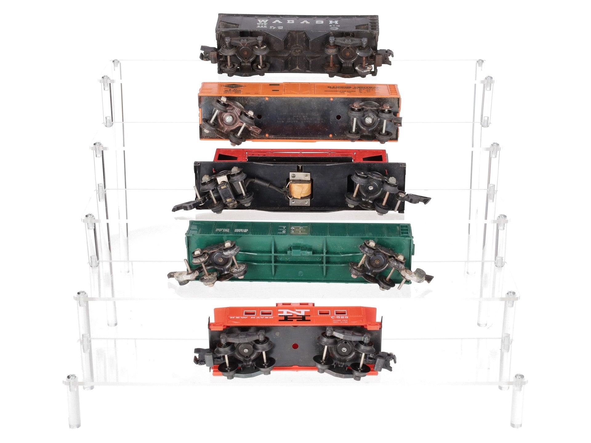 American Flyer Vintage S Postwar Freight Cars # 24403, 631, 716, 940 & C-528 [5] VG