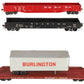 BRASS O 2-Rail Assorted BRASS Freight & PiggyBack Trailer #24071/21148/67132 [4] EX