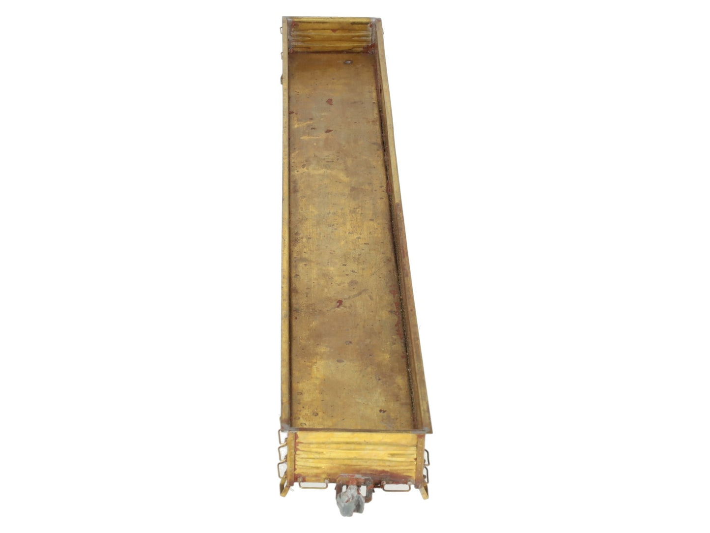 BRASS O Gauge Undecorated Steel Mill 52' Gondola VG