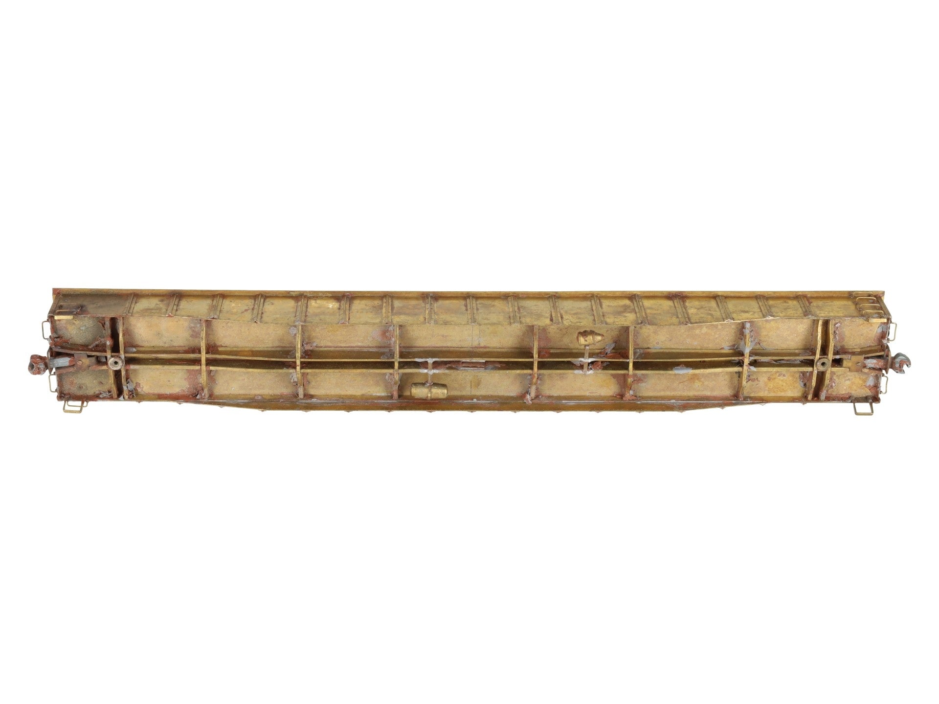 BRASS O Gauge Undecorated Steel Mill 52' Gondola VG