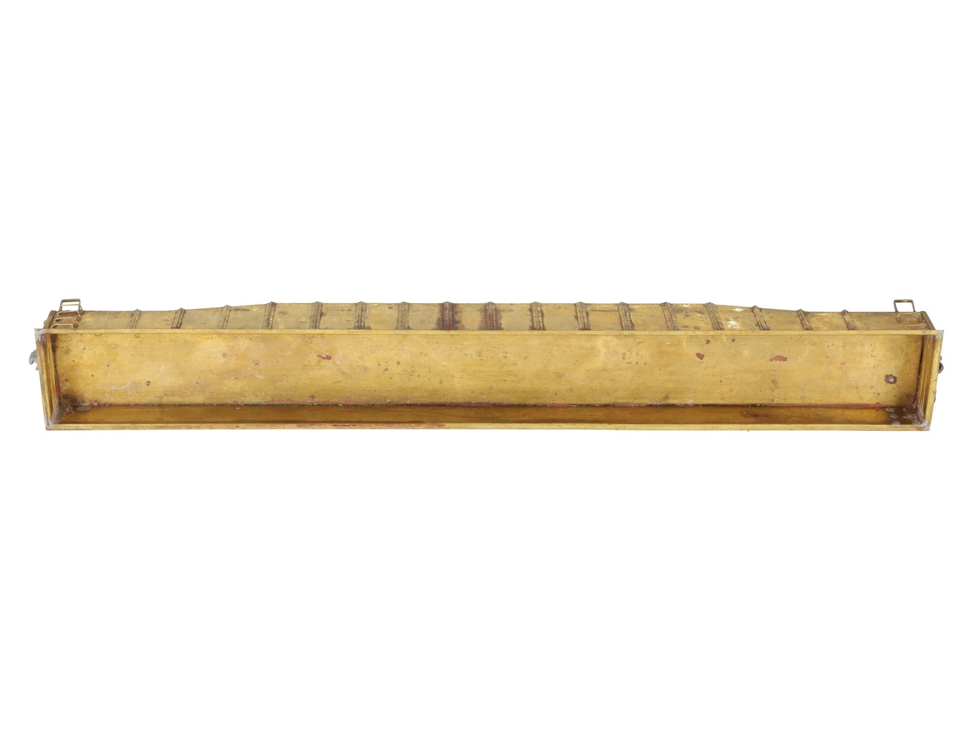 BRASS O Gauge Undecorated Steel Mill 52' Gondola VG