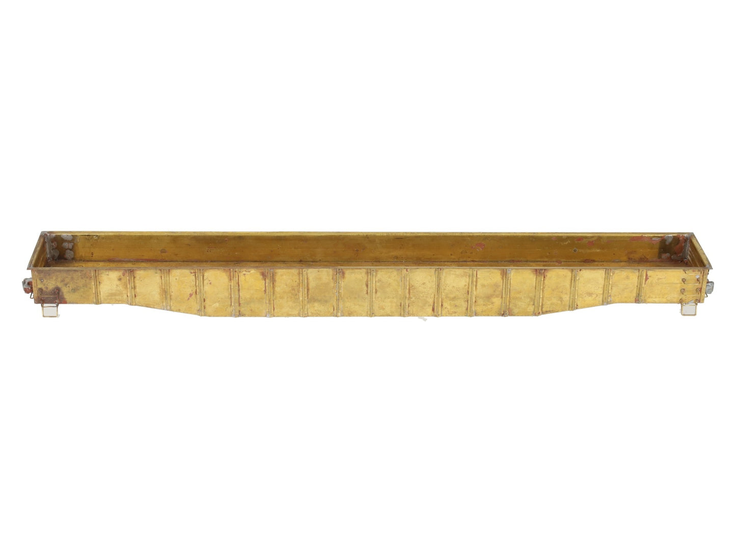 BRASS O Gauge Undecorated Steel Mill 52' Gondola VG