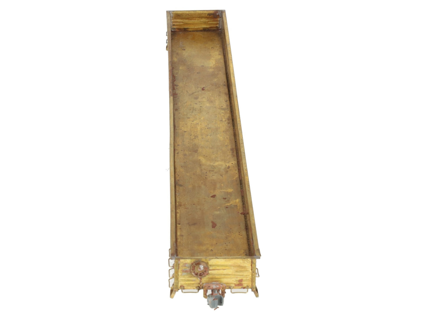 BRASS O Gauge Undecorated Steel Mill 52' Gondola VG