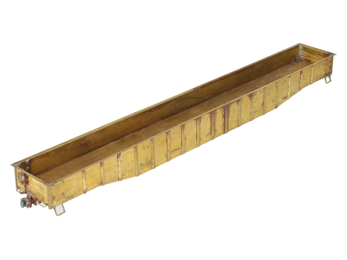 BRASS O Gauge Undecorated Steel Mill 52' Gondola VG