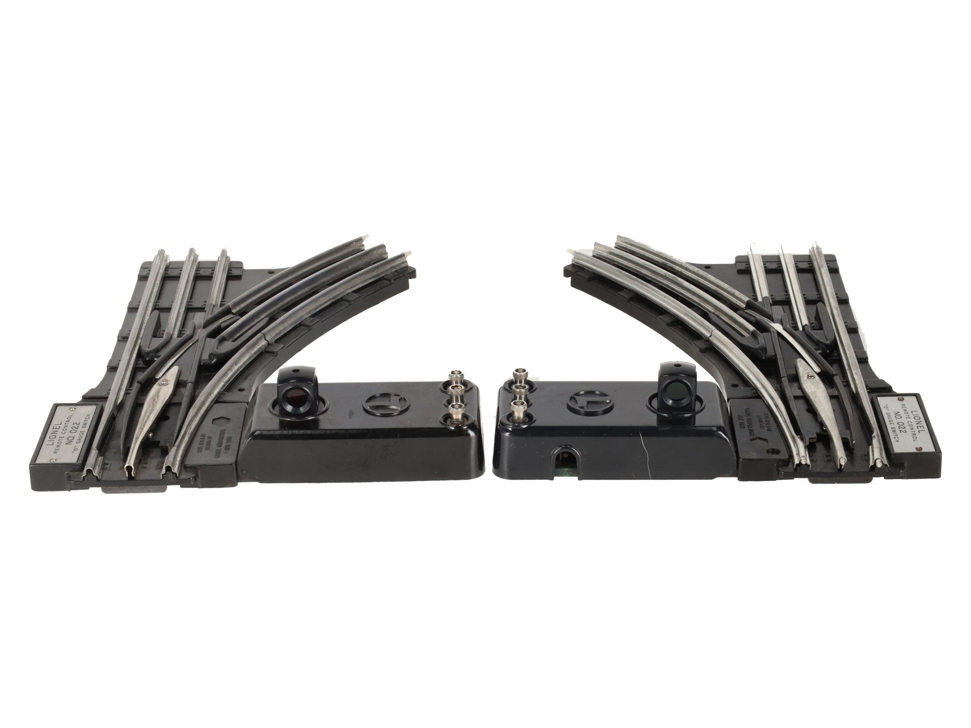 Lionel O22 Vintage O Left-Hand & Right-Hand Electric Remote Switches (Pair of 2) VG