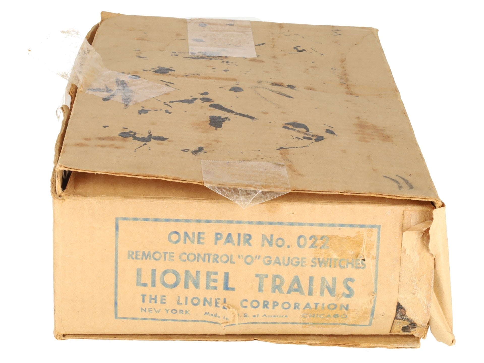 Lionel O22 Vintage O Left-Hand & Right-Hand Electric Remote Switches (Pair of 2) VG/Box
