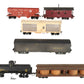 O Gauge Assorted Wooden Freight Cars #8910/220978/95274/993[2-Rail] [6] VG