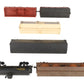 O Gauge Assorted Wooden Freight Cars #8910/220978/95274/993[2-Rail] [6] VG