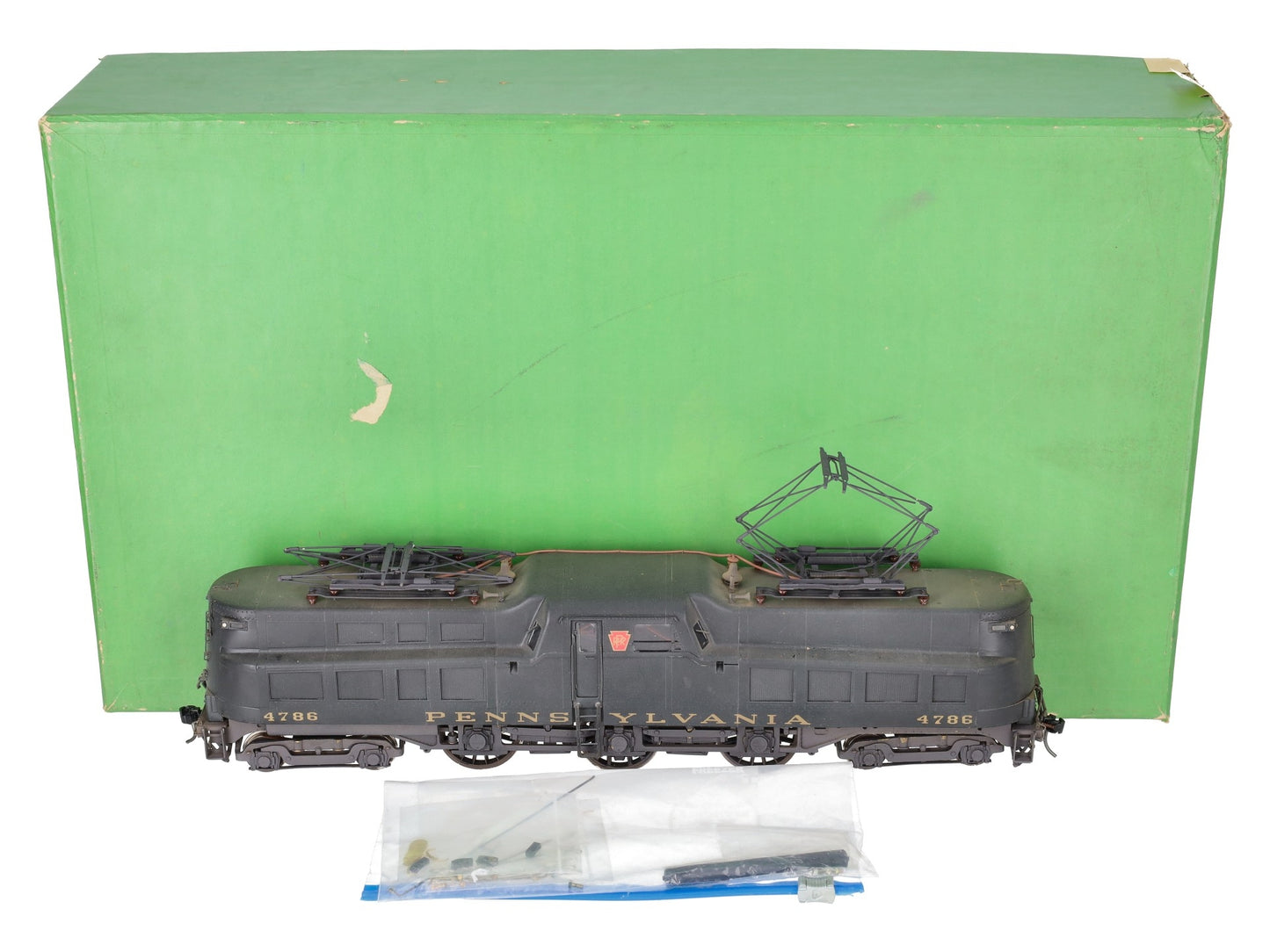 Overland OMI-0237 O Brass PRR P5A Electric Locomotive #4786 CP w/ DCC (2-Rail) VG/Box