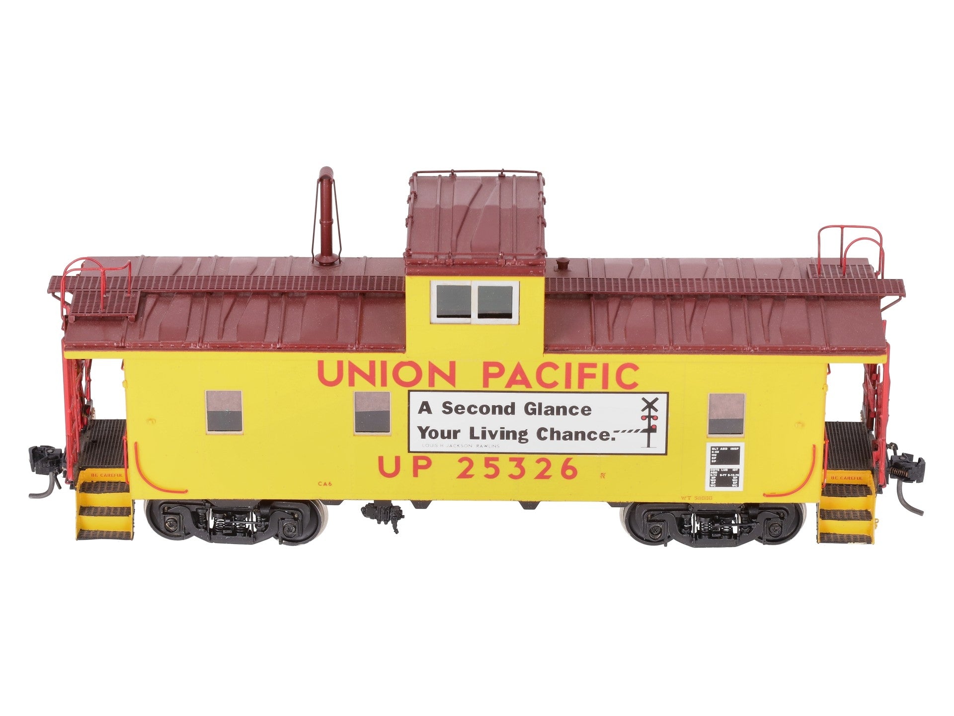 Overland 0706 O Scale Brass UP CA-6 Caboose #25326 (2-Rail) - Factory Painted LN/Box