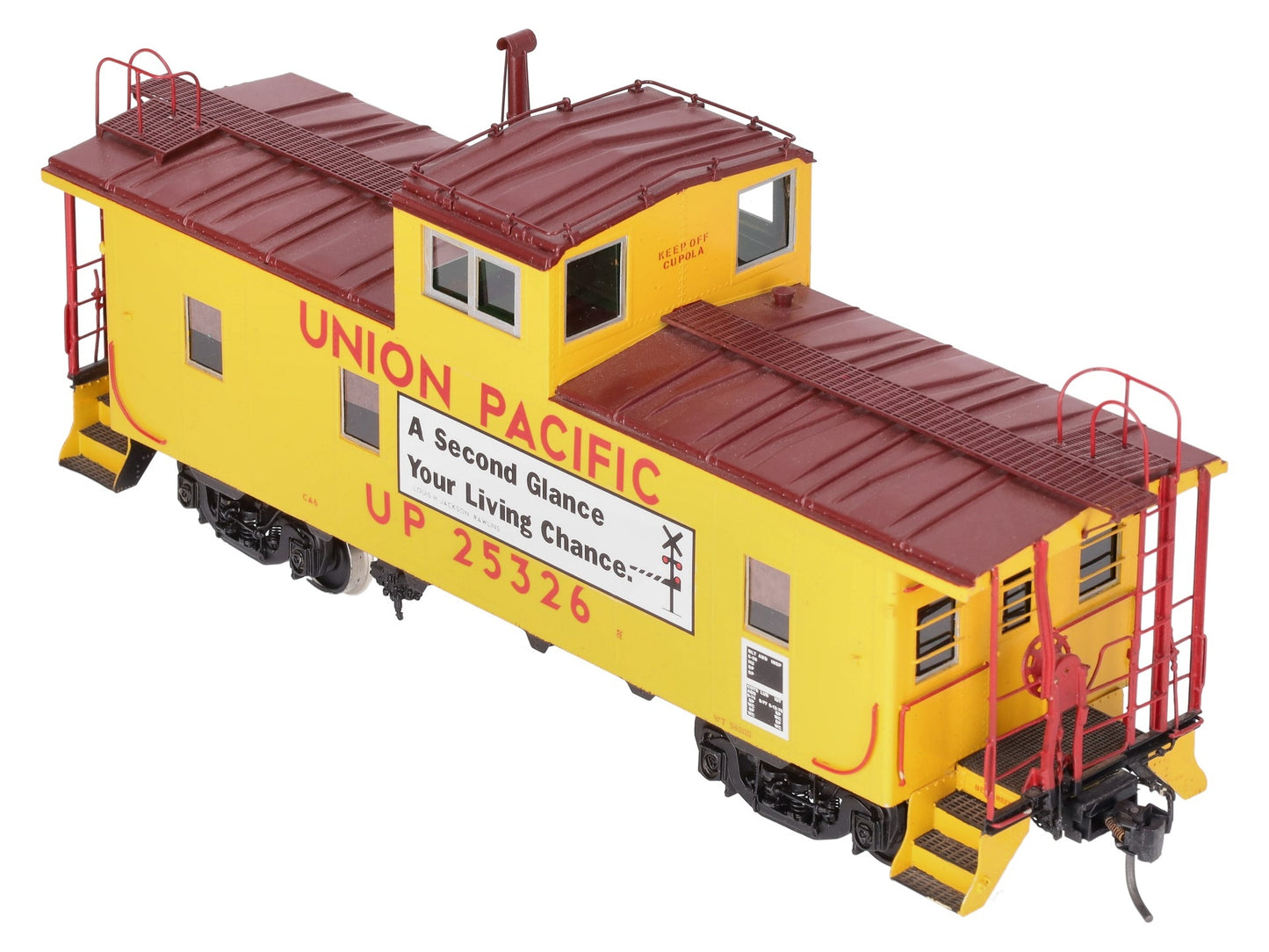 Overland 0706 O Scale Brass UP CA-6 Caboose #25326 (2-Rail) - Factory Painted LN/Box