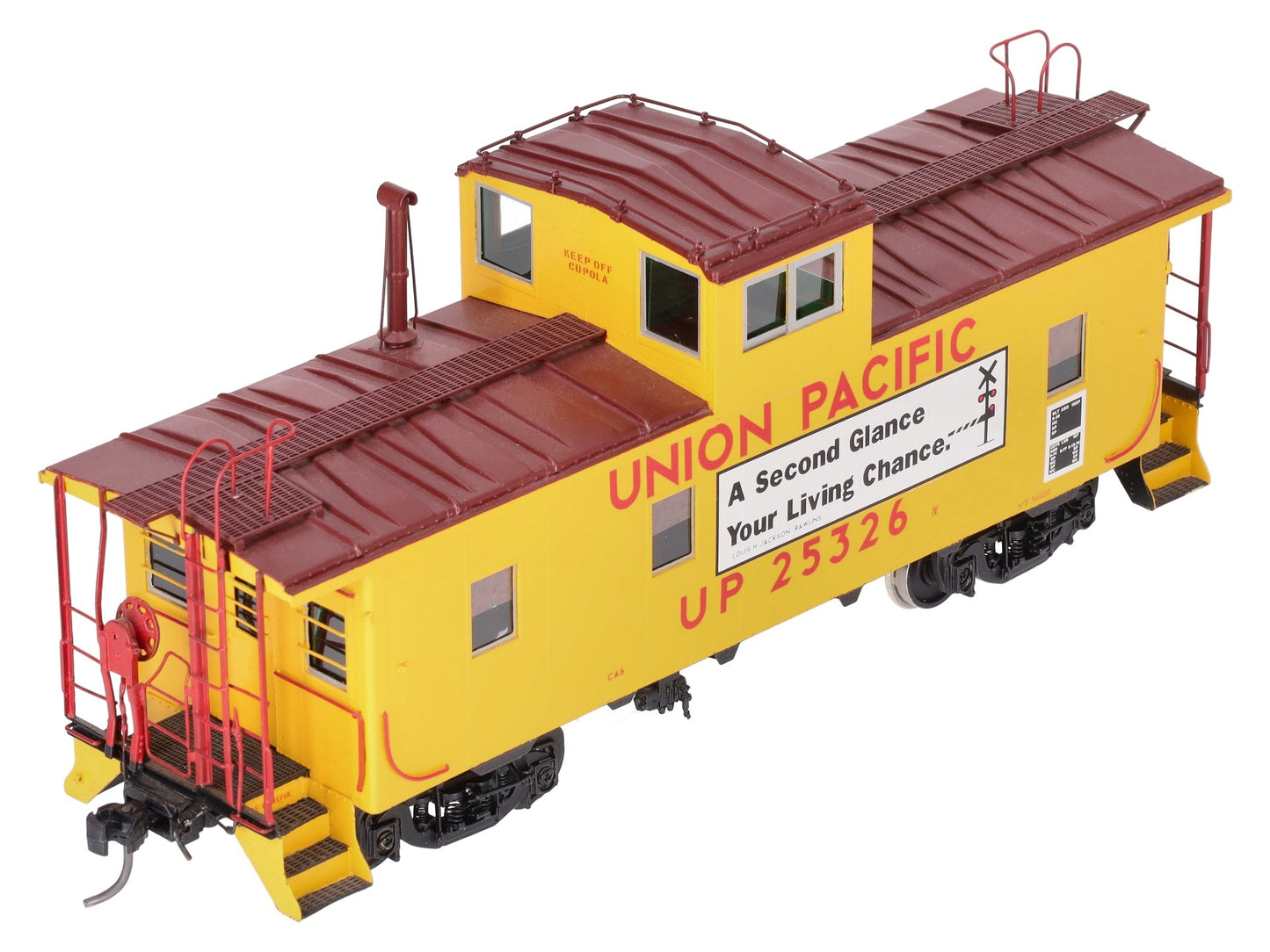 Overland 0706 O Scale Brass UP CA-6 Caboose #25326 (2-Rail) - Factory Painted LN/Box