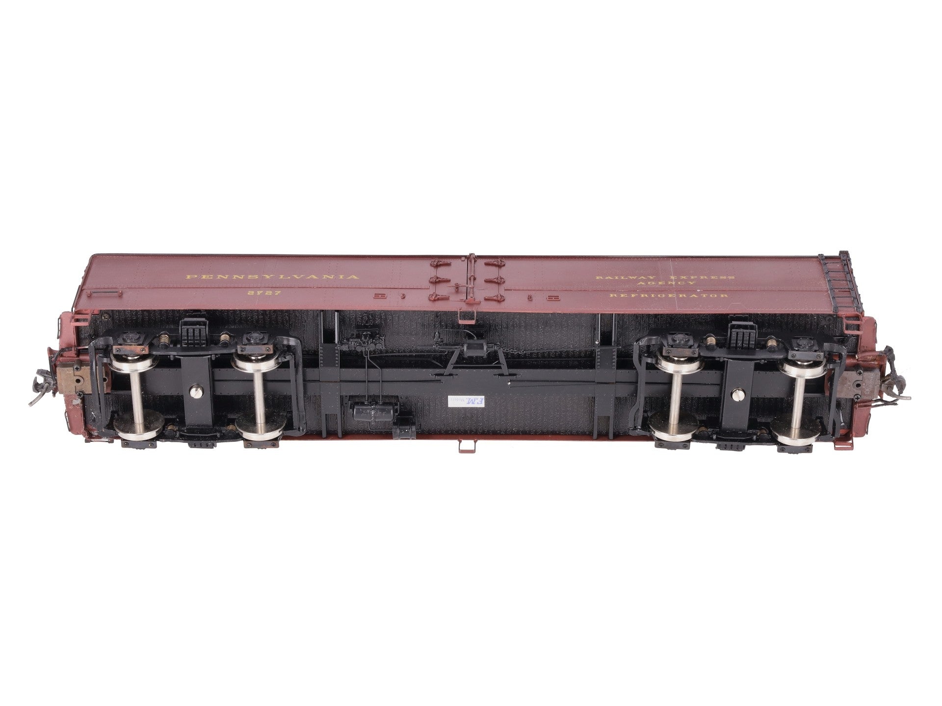 Precision Scale Co. 16123-1 O Brass PRR R50B Express Reefer #2727 (2-Rail) - FP VG/Box