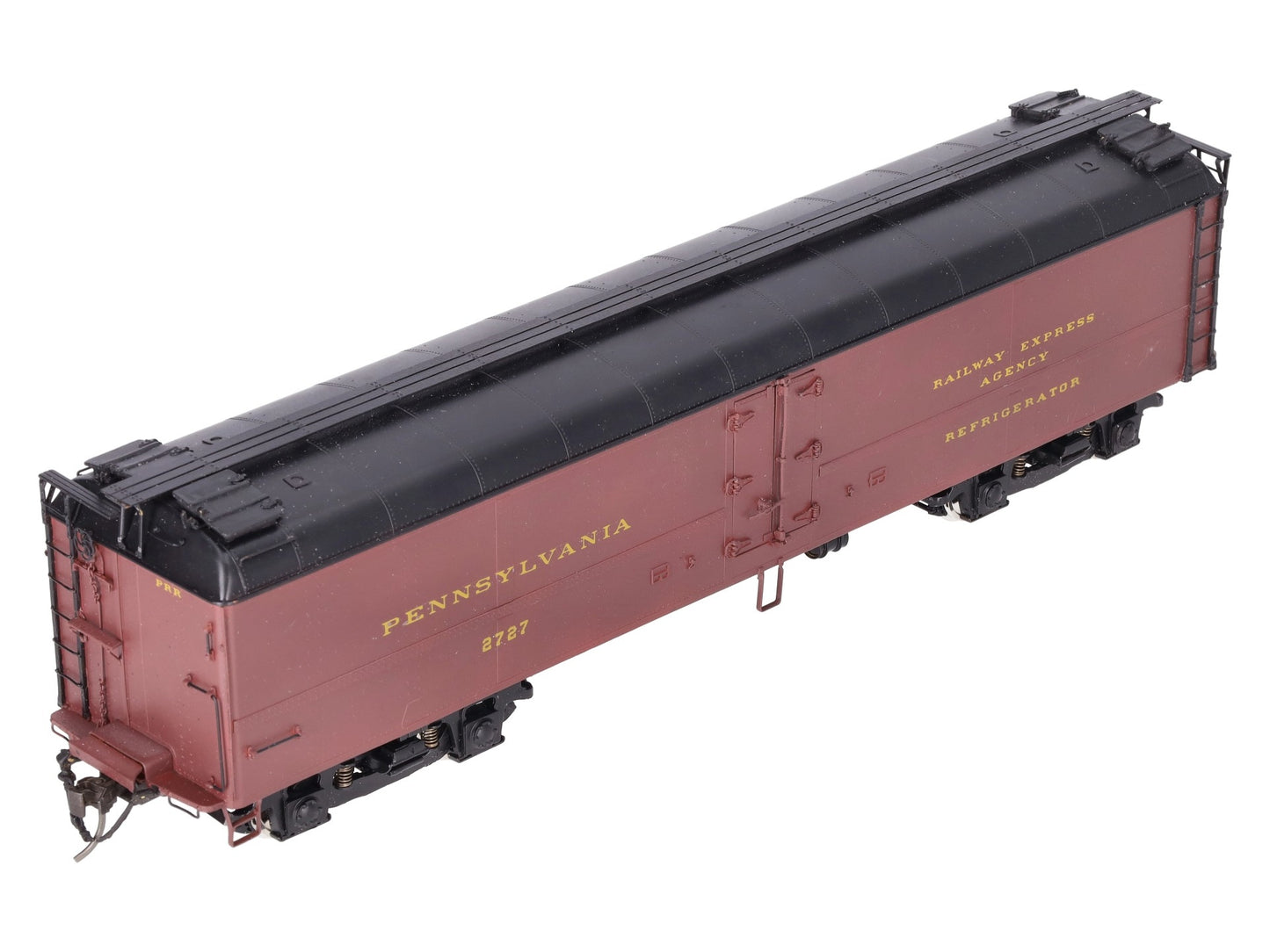 Precision Scale Co. 16123-1 O Brass PRR R50B Express Reefer #2727 (2-Rail) - FP VG/Box