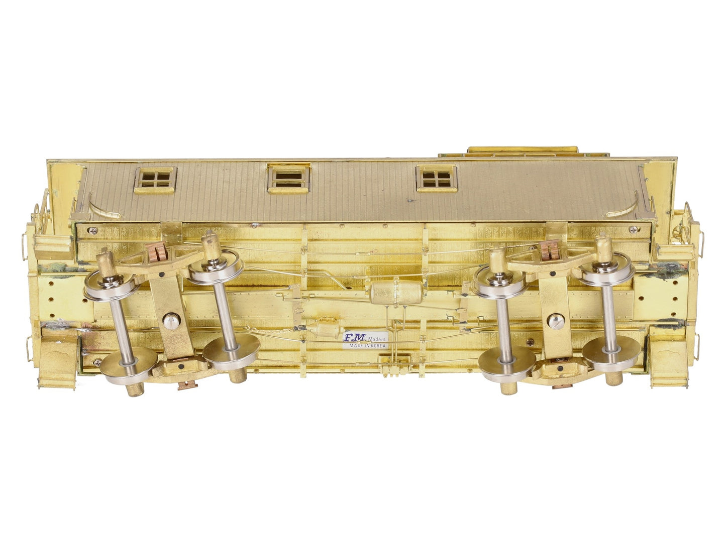Precision Scale Co. 15435 O Scale Brass NYC 19000-Series Wood Caboose (2-Rail) EX/Box