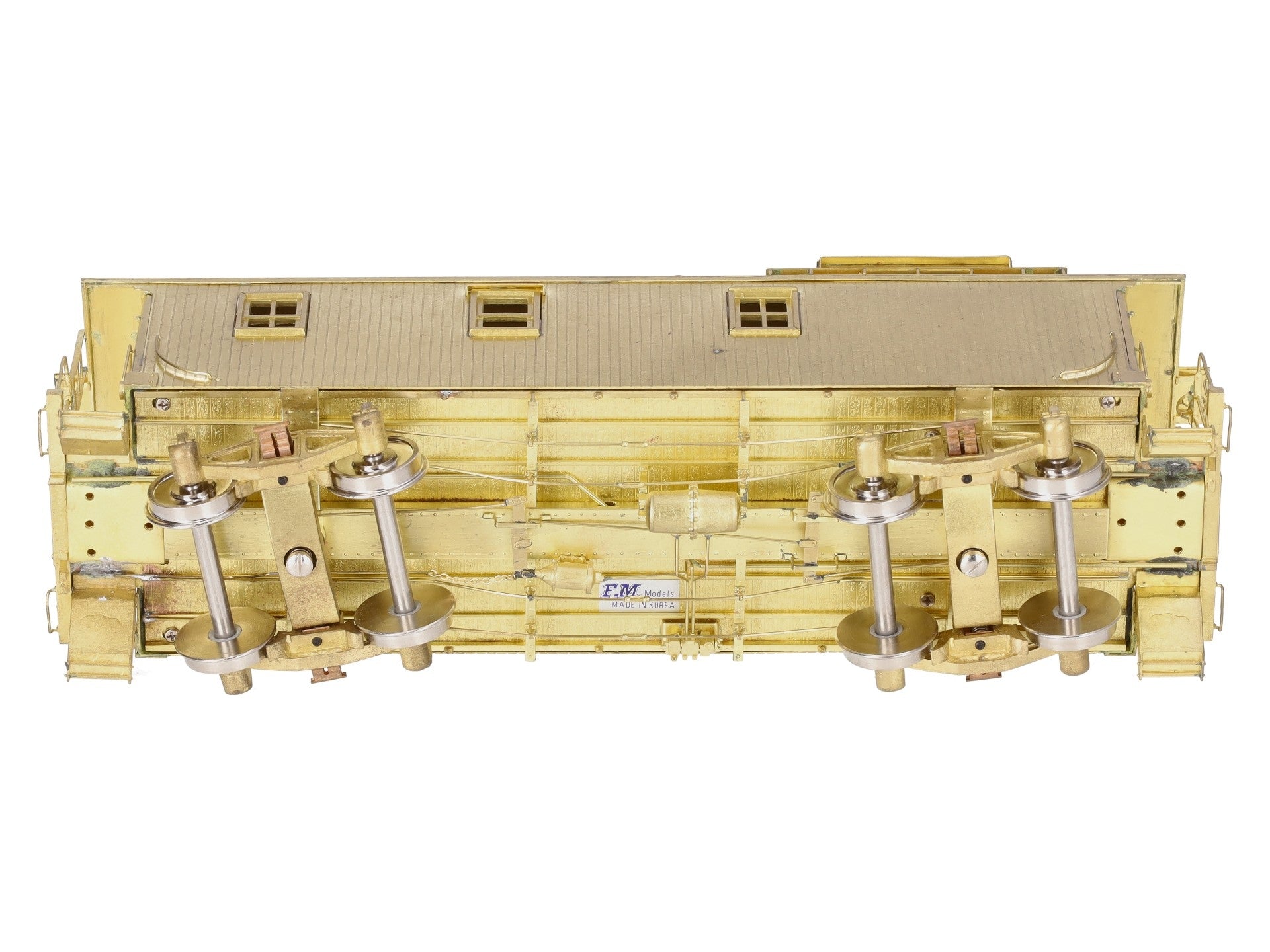 Precision Scale Co. 15435 O Scale Brass NYC 19000-Series Wood Caboose (2-Rail) EX/Box