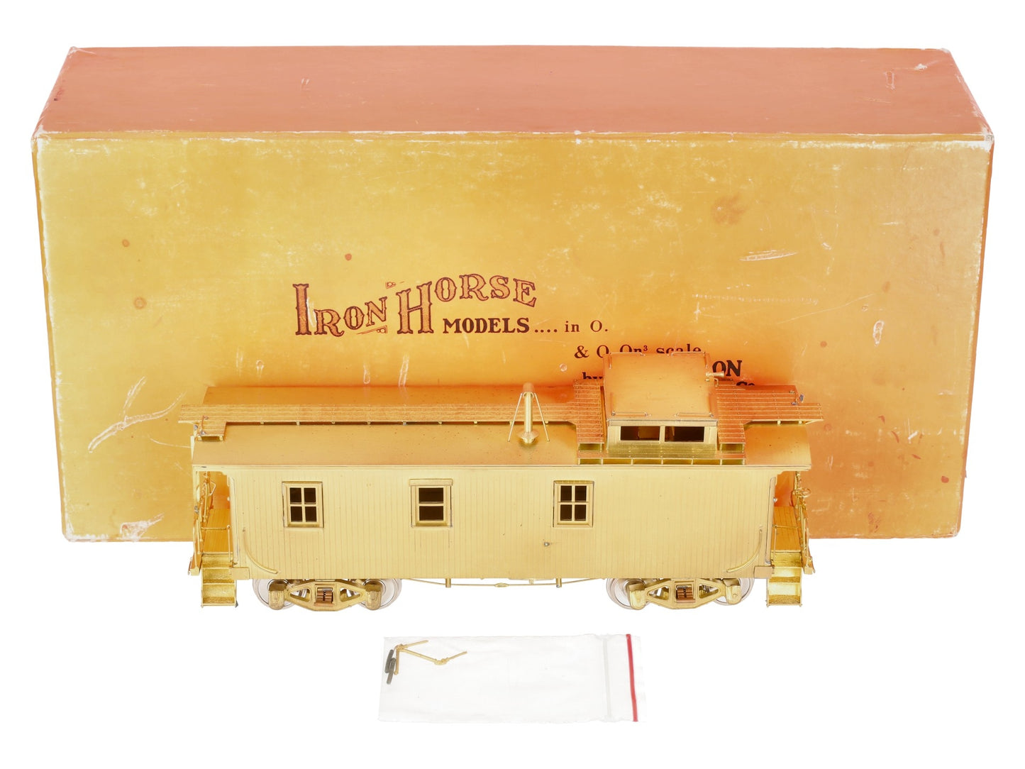 Precision Scale Co. 15435 O Scale Brass NYC 19000-Series Wood Caboose (2-Rail) EX/Box
