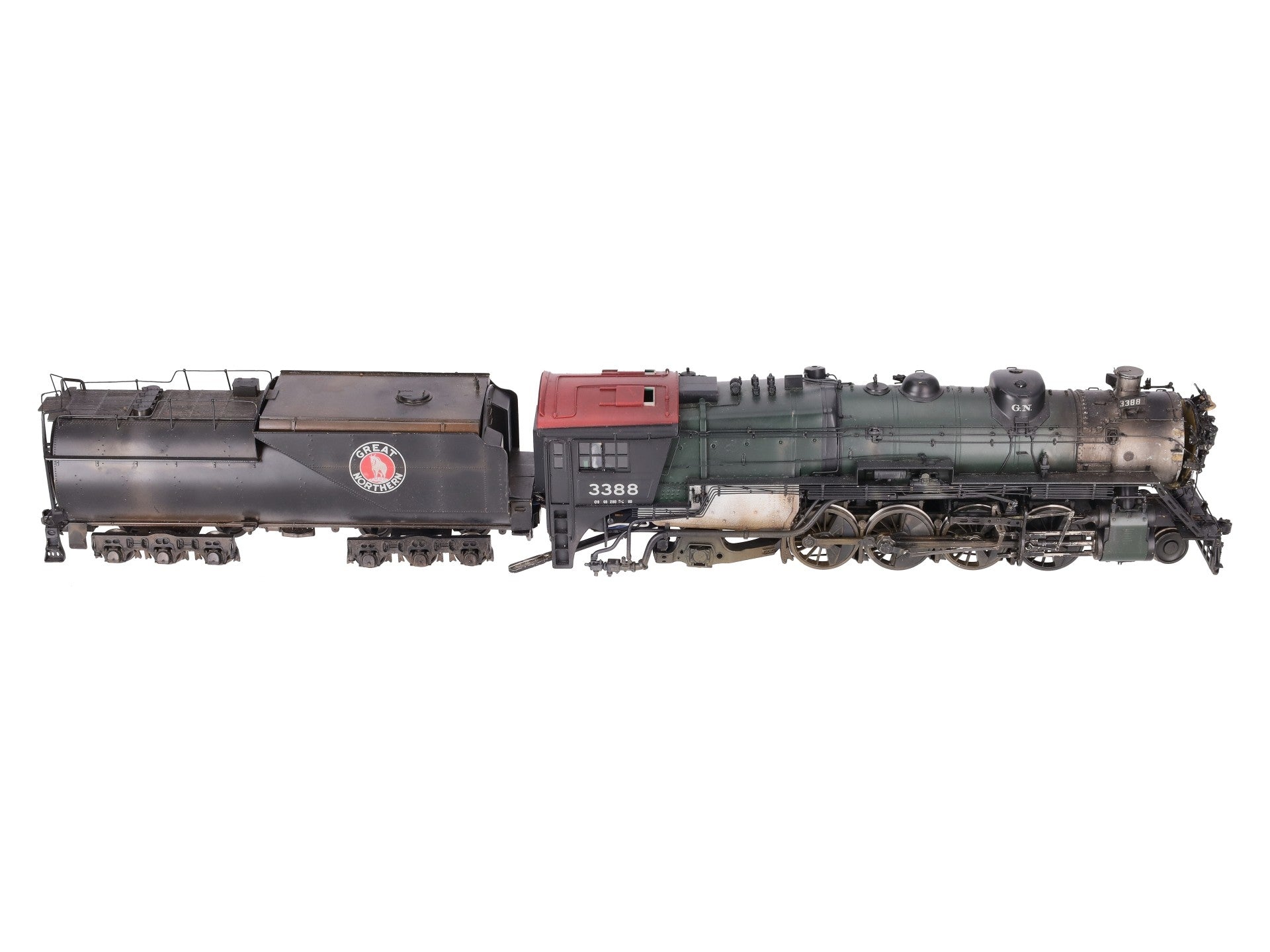 Oriental Limited O Brass GN 2-8-2 Steam Loco & Tender #3388 (2-Rail) w/ DCC - CP/Box