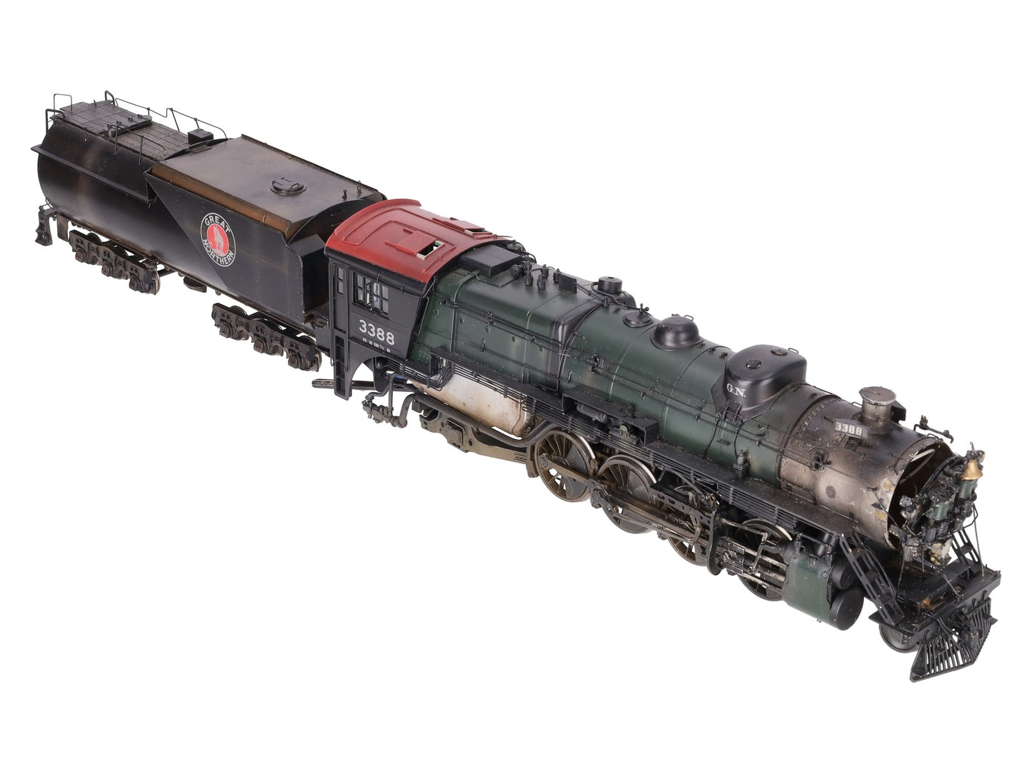 Oriental Limited O Brass GN 2-8-2 Steam Loco & Tender #3388 (2-Rail) w/ DCC - CP/Box
