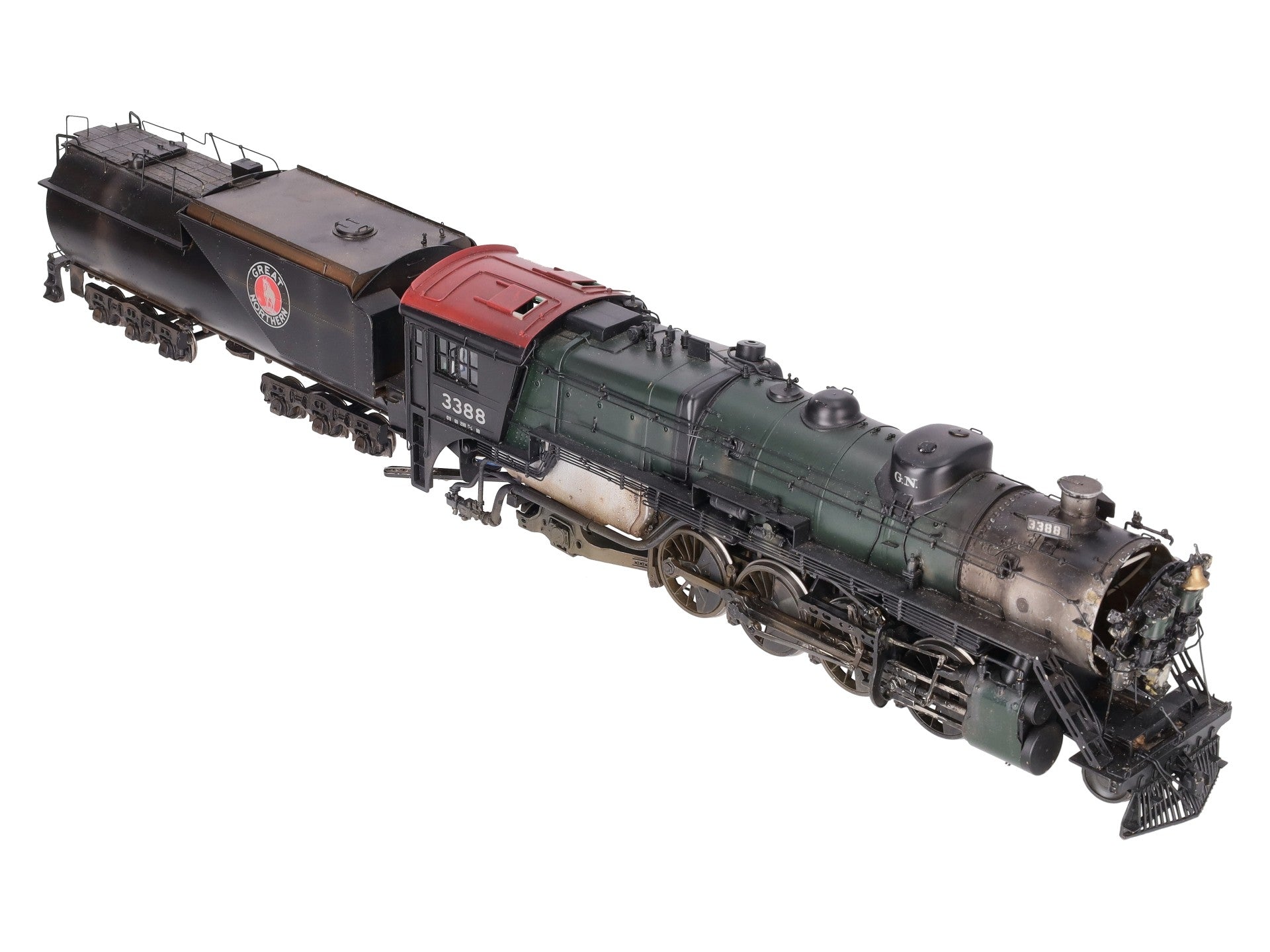 Oriental Limited O Brass GN 2-8-2 Steam Loco & Tender #3388 (2-Rail) w/ DCC - CP/Box