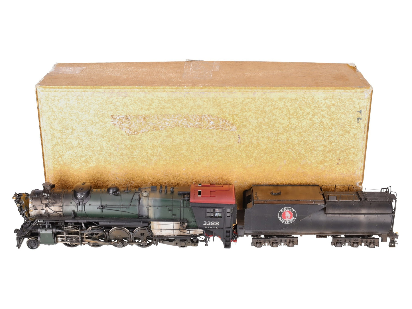 Oriental Limited O Brass GN 2-8-2 Steam Loco & Tender #3388 (2-Rail) w/ DCC - CP/Box