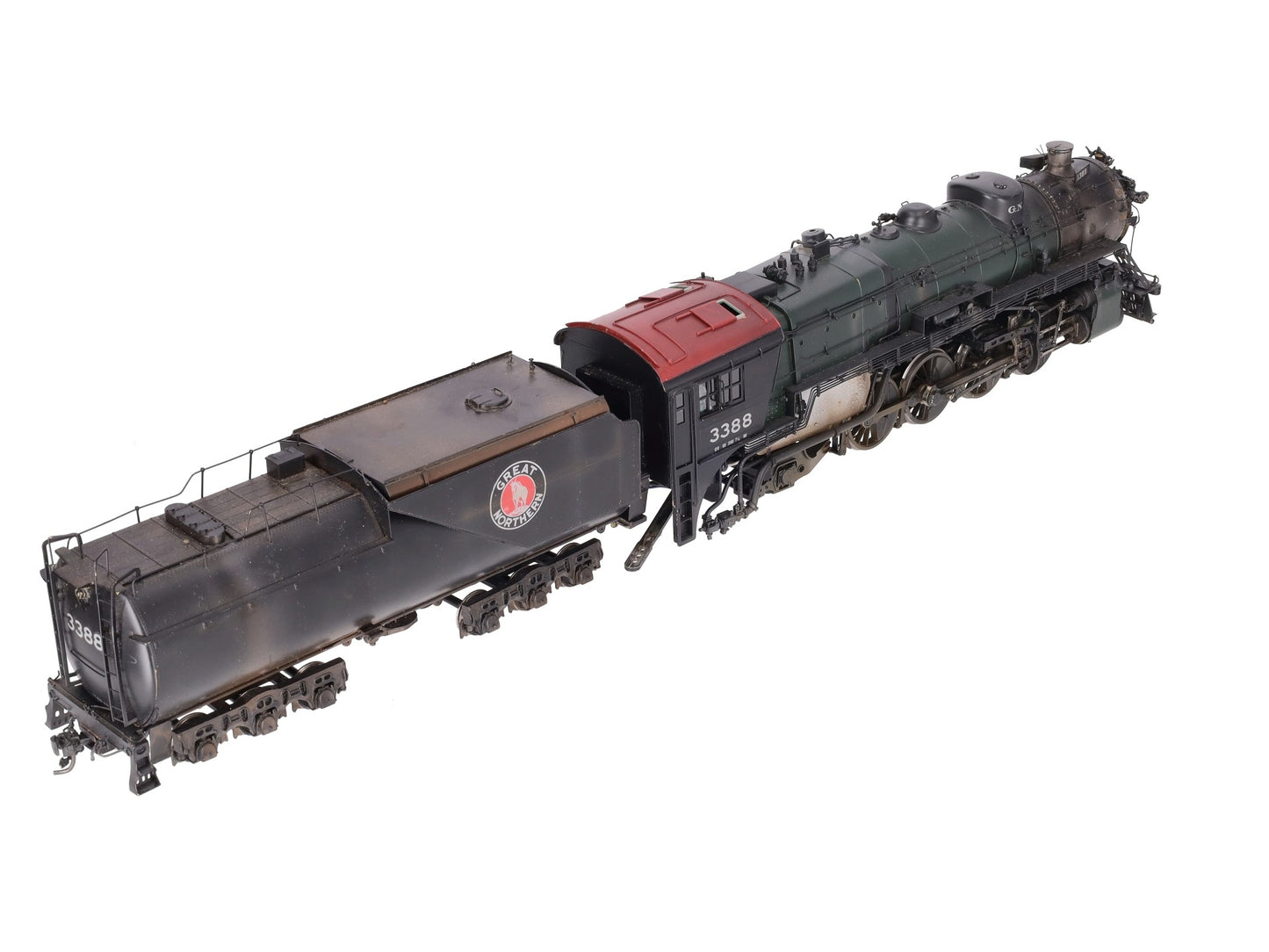 Oriental Limited O Brass GN 2-8-2 Steam Loco & Tender #3388 (2-Rail) w/ DCC - CP/Box